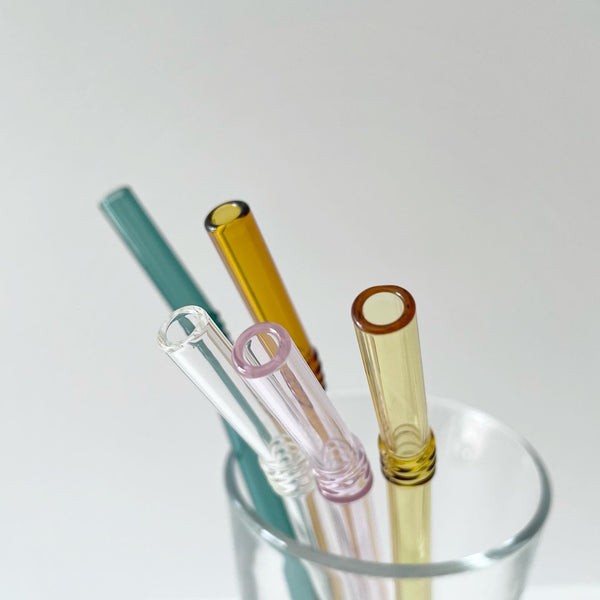 bent glass straw