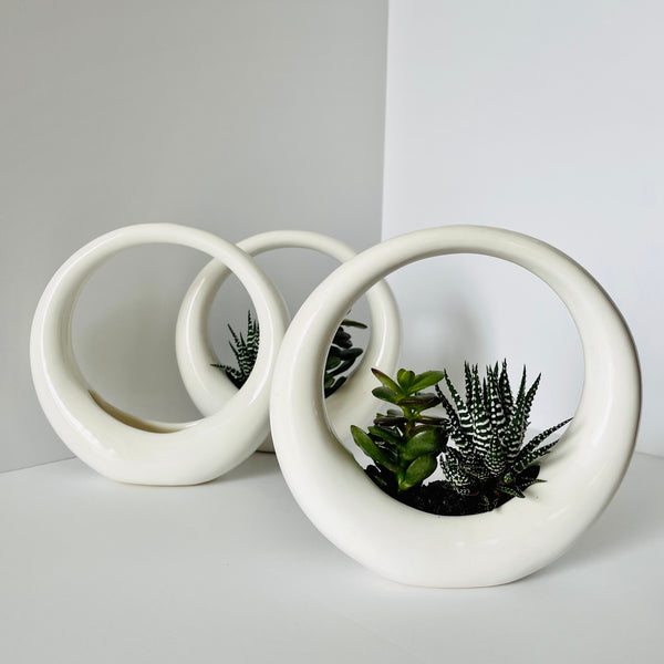 ring planter vase