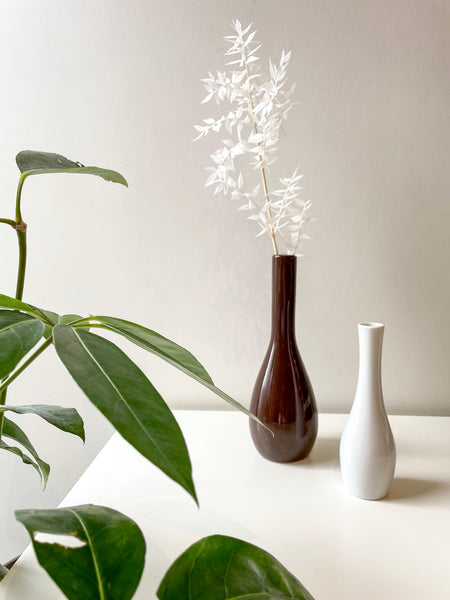 chocolate bud vase