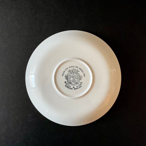 'wood & sons' tea cup & saucer set