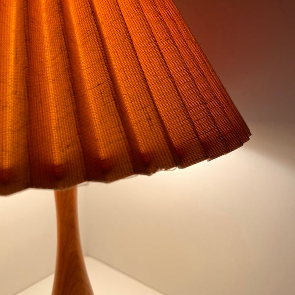 'breslin' teak & brass mcm lamp