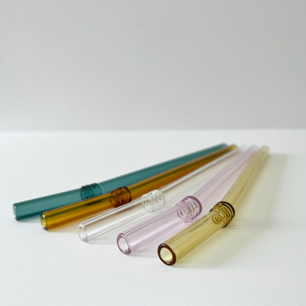 bent glass straw