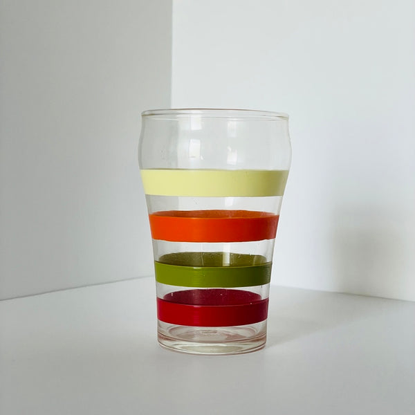 set of 6 vintage juice glasses