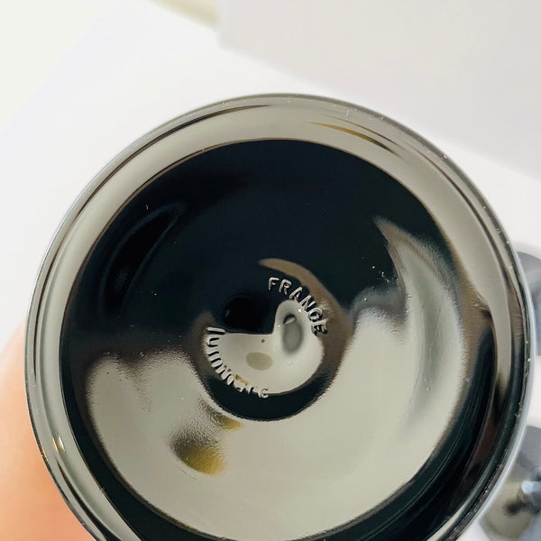 'luminarc' onyx stem champagne flutes