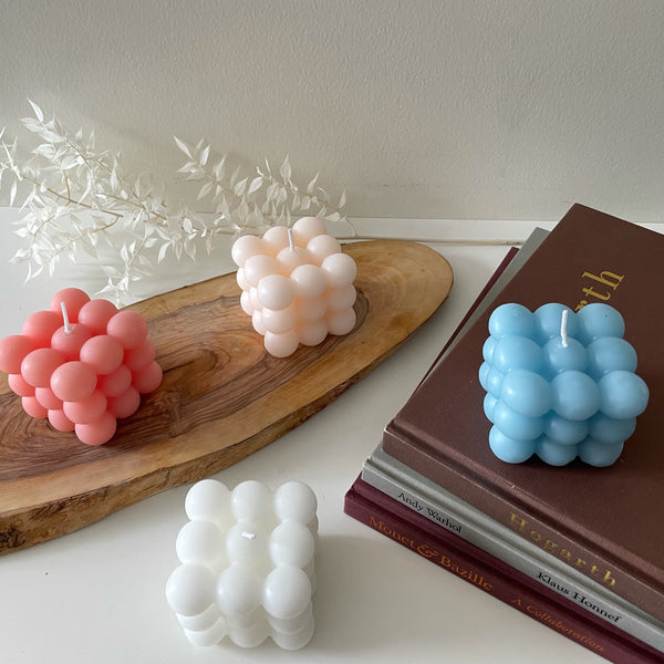 bubble rubik's big candle