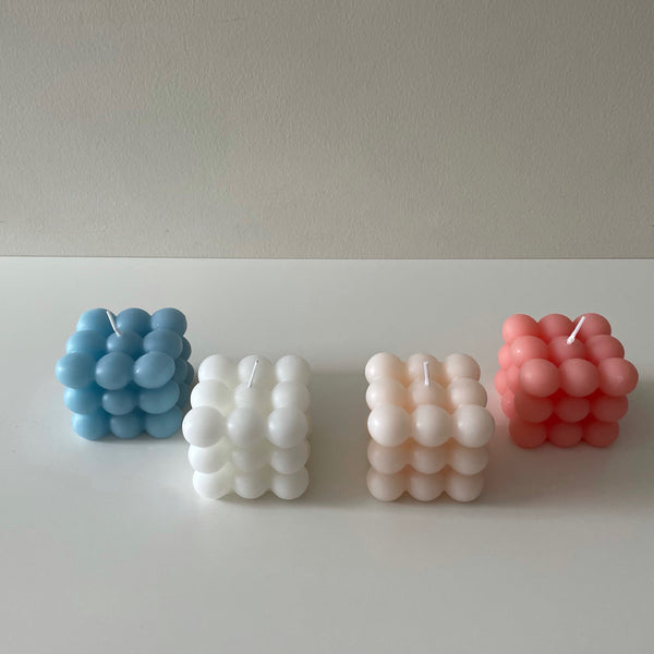 bubble rubik's big candle