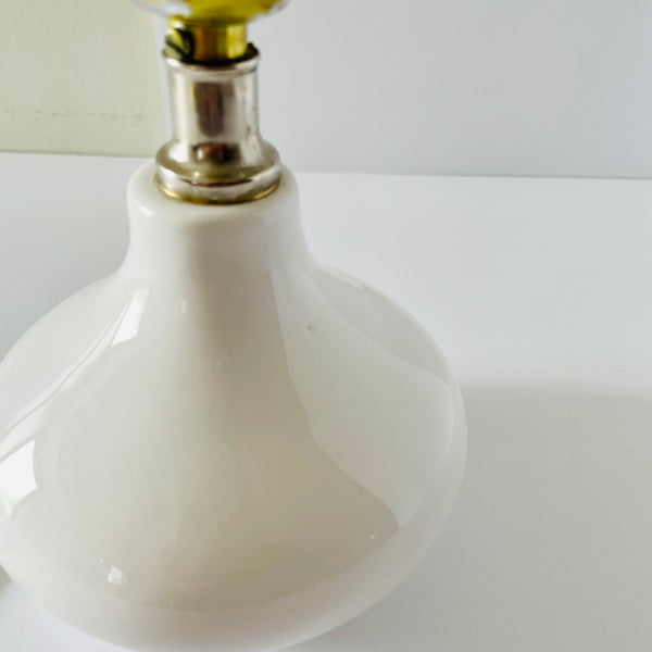 'leviton' ceramic mcm table lamp