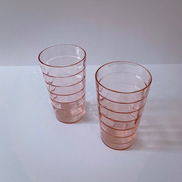 'anchor hocking' pink tumbler