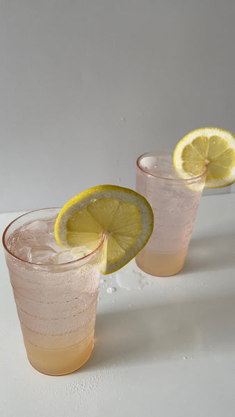 'anchor hocking' pink tumbler