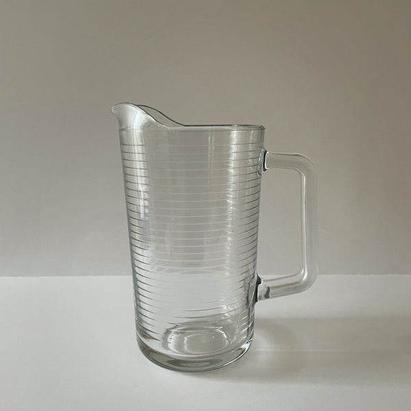 mod glass pitcher