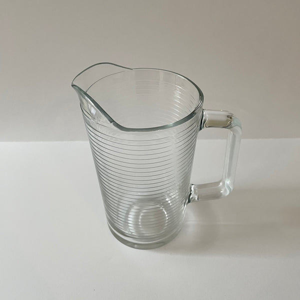 mod glass pitcher