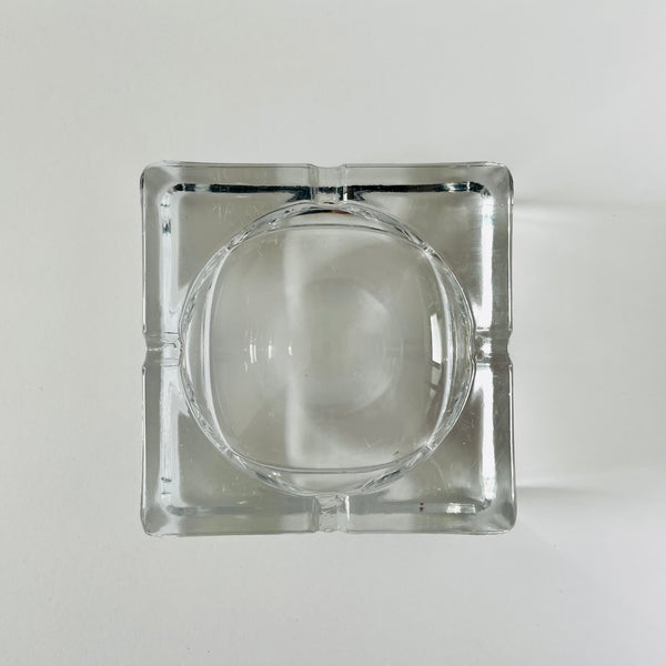 crystal deco ashtray