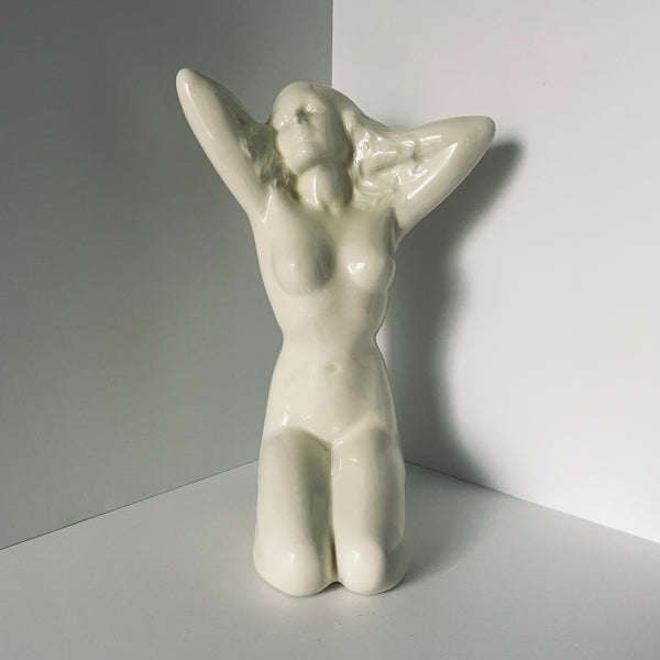 'the lady' sculpture