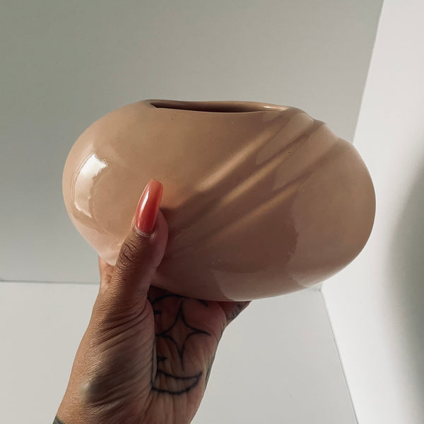oval deco vase