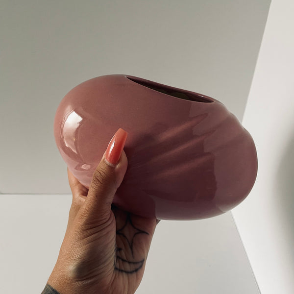 oval deco vase