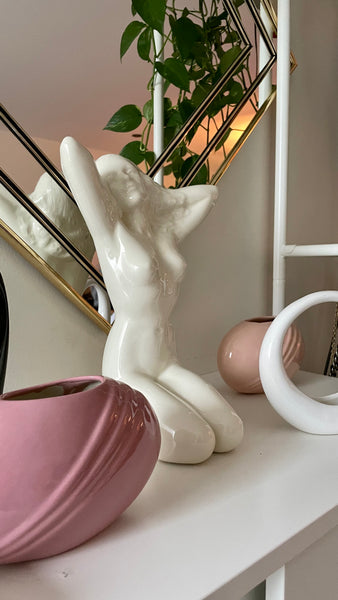 'the lady' sculpture